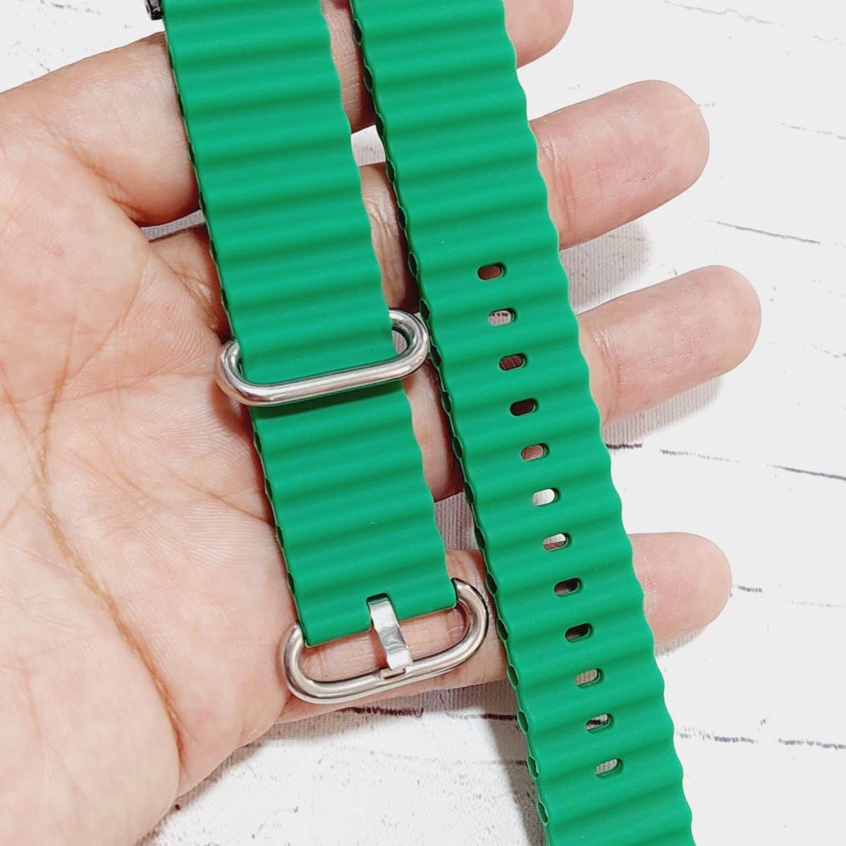 GENERICO - Correa Silicona Ocean para HUAWEI WATCH FIT - Verde