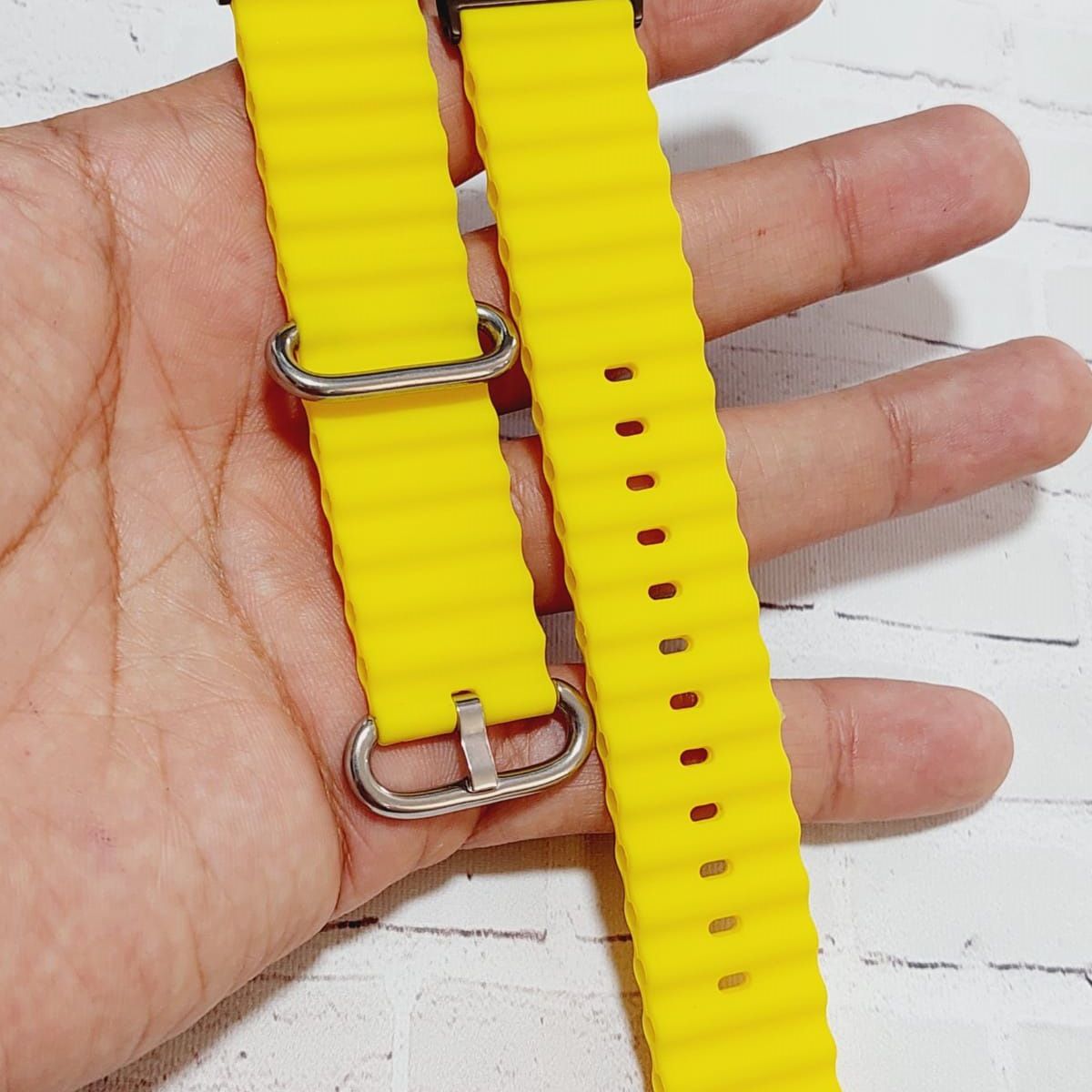 GENERICO - Correa Silicona Ocean para HUAWEI WATCH FIT - Amarillo