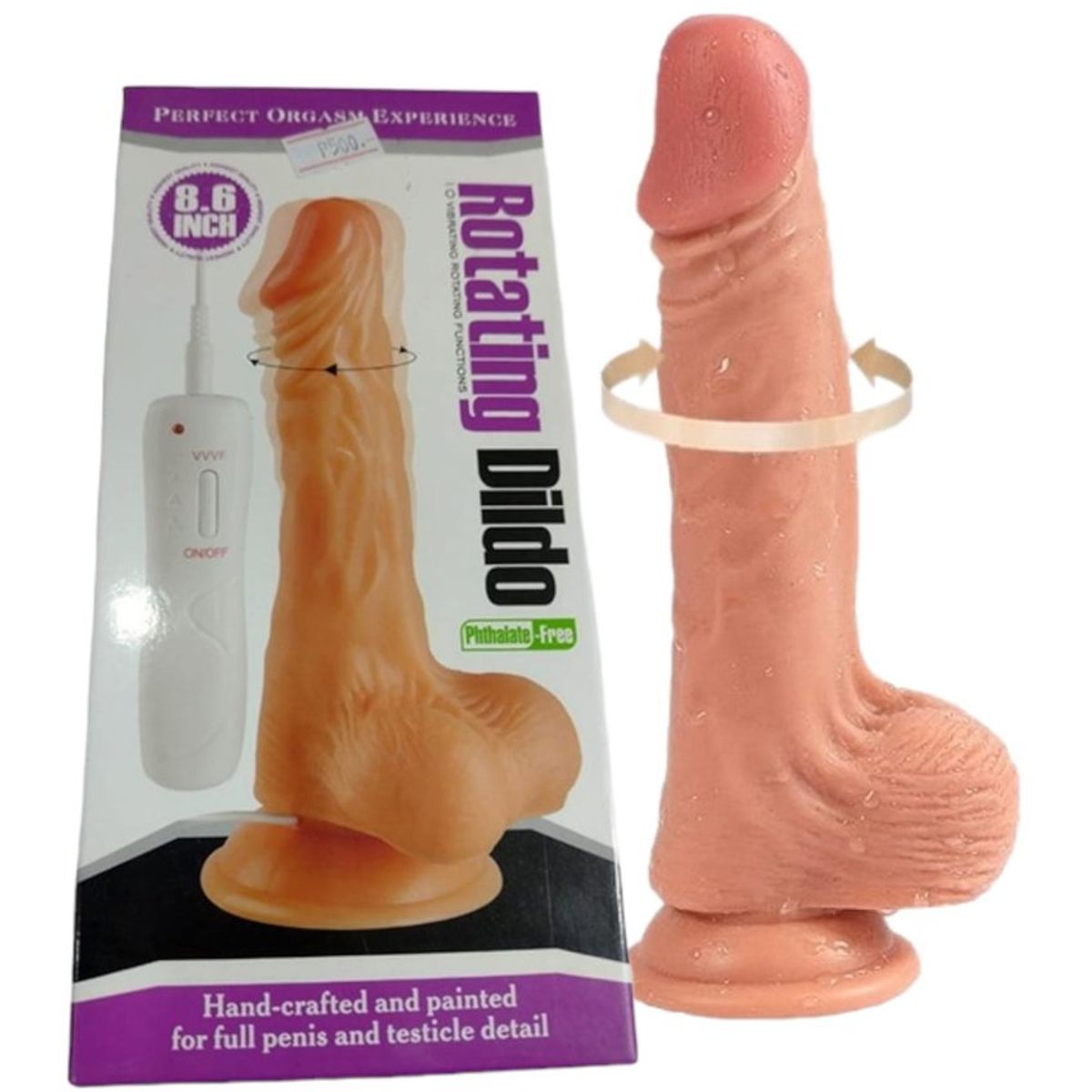 GENERICO - Vibrador rotatinc dildo a control remoto realista
