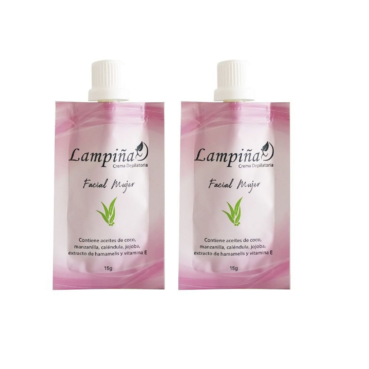 GENERICO - 2 Crema Depiladora Facial - Lampiña 15g