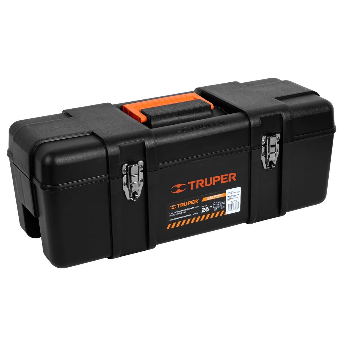 TRUPER - Caja para herramienta de 26 industrial broches metálicos