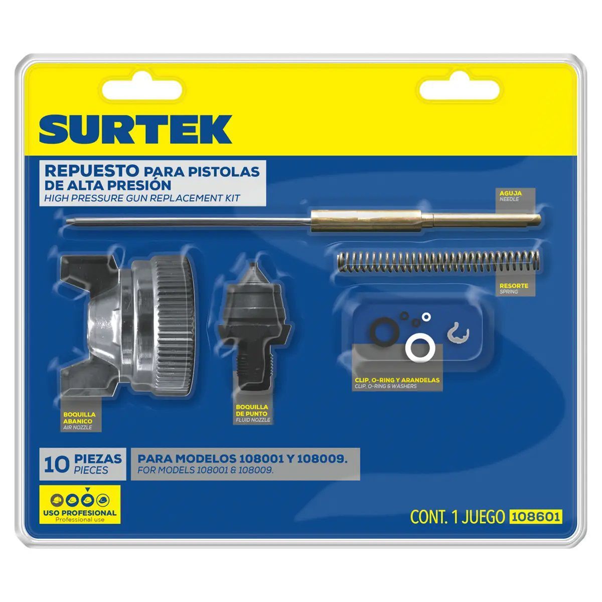 SURTEK - REPUESTO PARA PISTOLA DE PINTAR   108009/108001   SURTEK - SURT108601