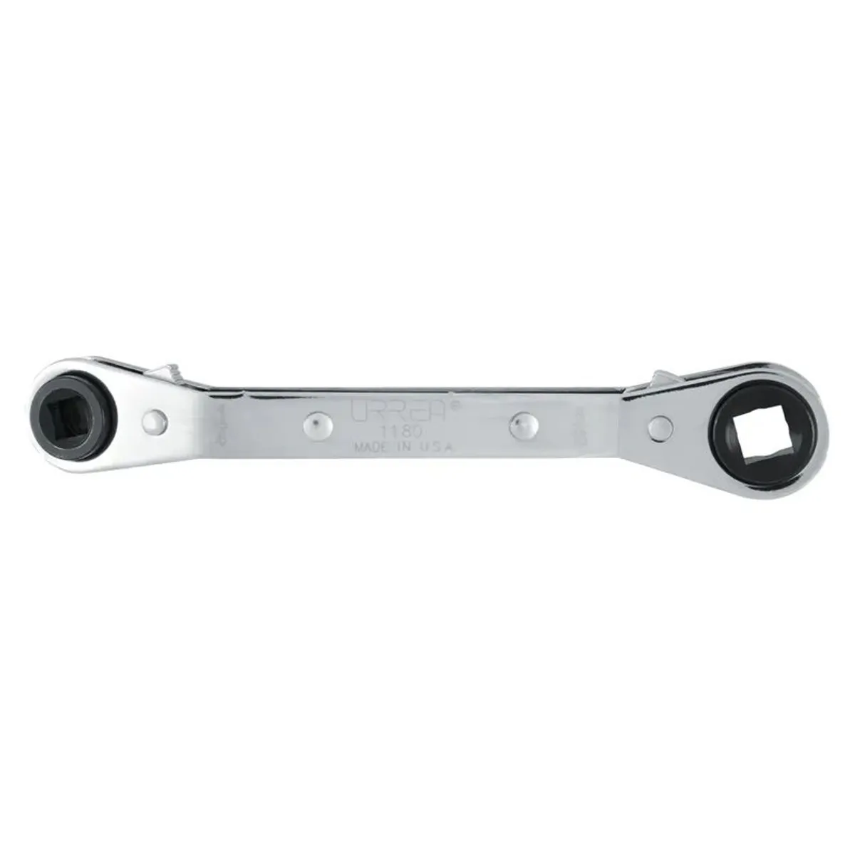URREA - LLAVE DE ESTRIAS DE MATRACA PARA REFRIGERACIÓN  1/4" x 3/16"- 3/8" x 5/16" - URR1180