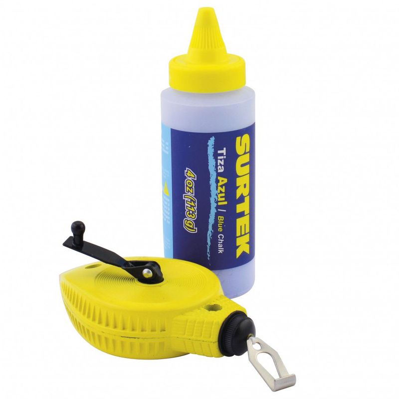 SURTEK - JGO DE TIRALINEAS PLAST CON TIZA 30mt MARCA SURTEK - SURT130569