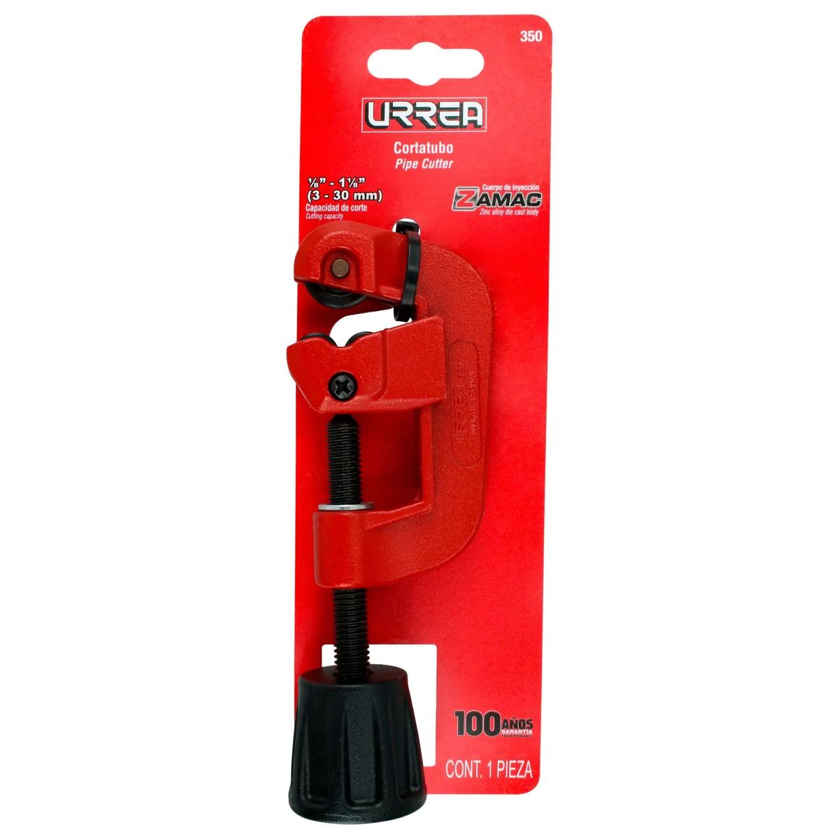 URREA - CORTA TUBO 1/8"   A  1-1/8"  URREA - URR350