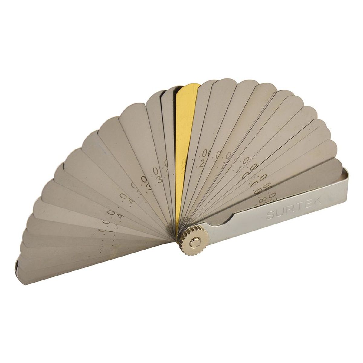 SURTEK - CALIBRADOR MM/PUGL DE 32 HOJAS 0015" A 035" Y 0.04 A 0.89 MM - SURT107329