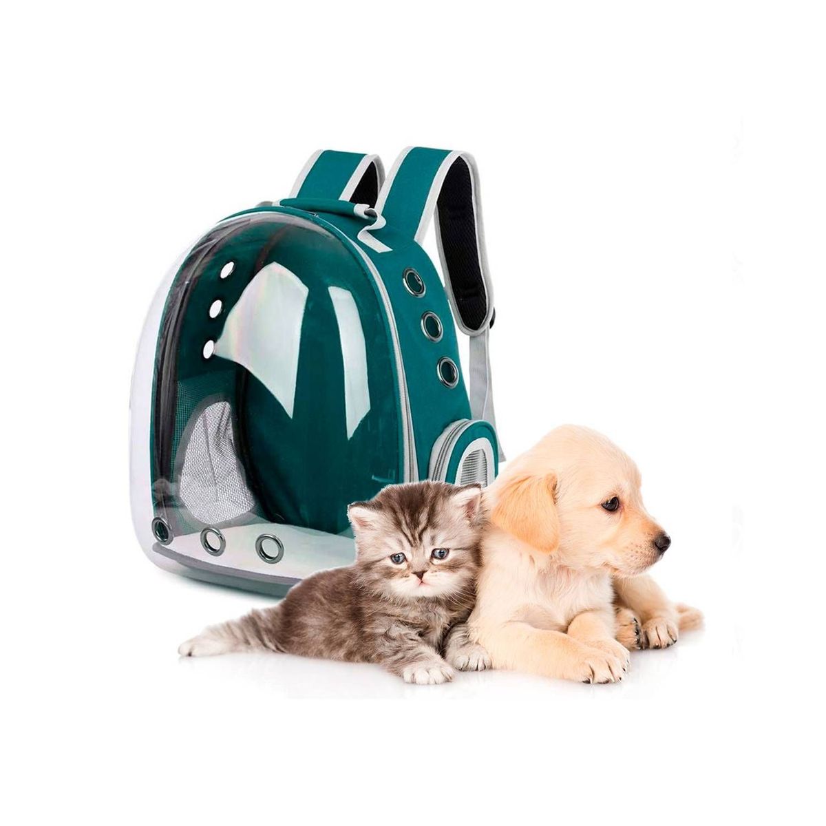 GENERICO - Transportador Para Mascotas Gatos y Perros -Mochila