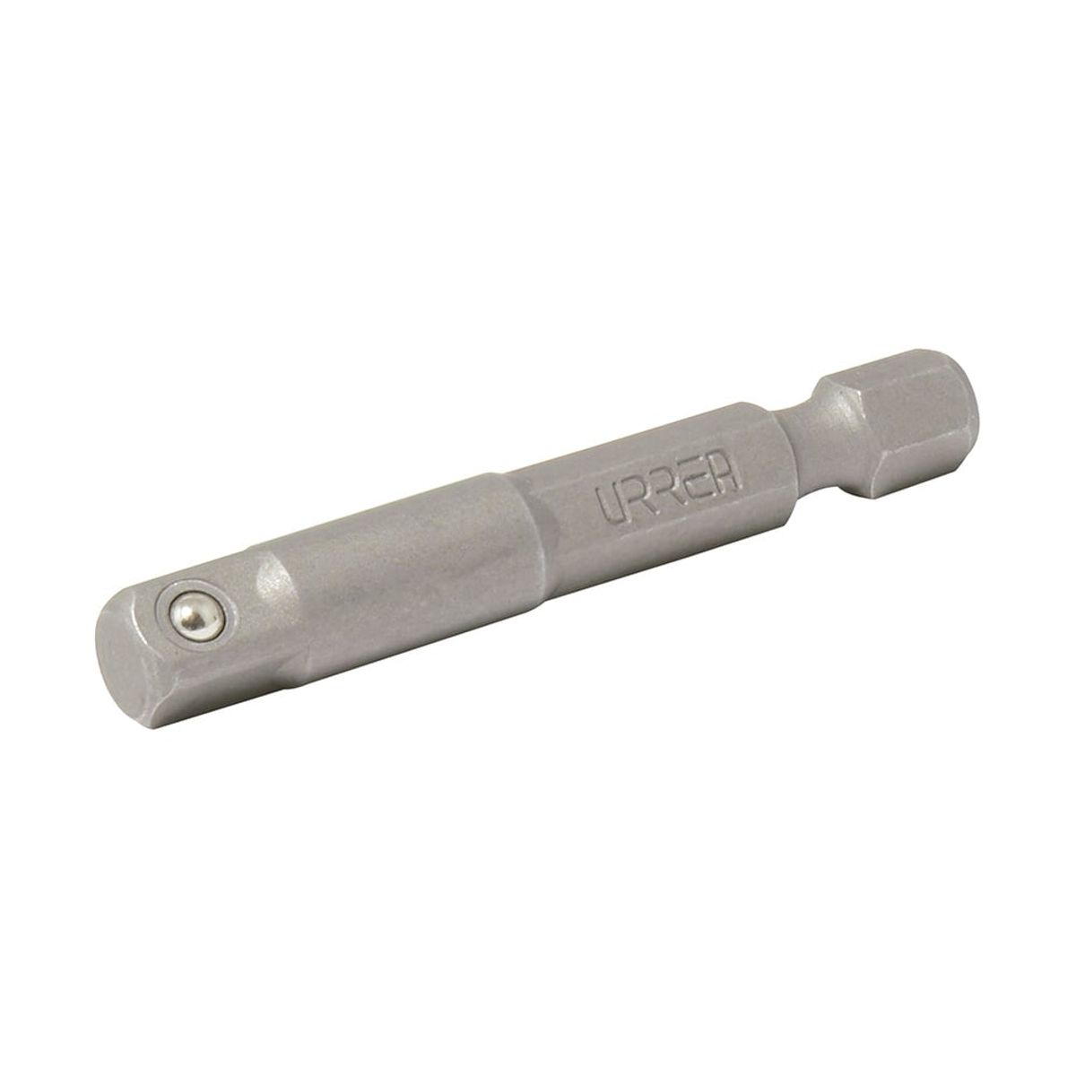 URREA - ADAPTADOR CON BALIN CUADRO HEMBRA 1/4"  x  2"  (ESTUCHE x 6 PZAS) URREA - URR50006