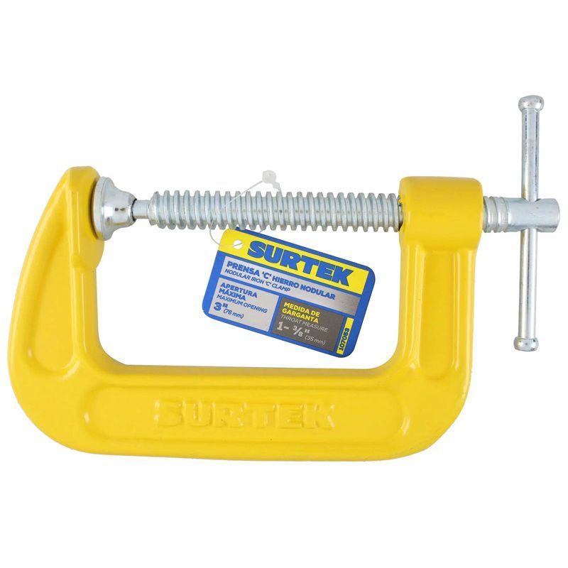 SURTEK - PRENSA  "C"  DE HIERRO NODULAR  3" SURTEK  - SURT107053