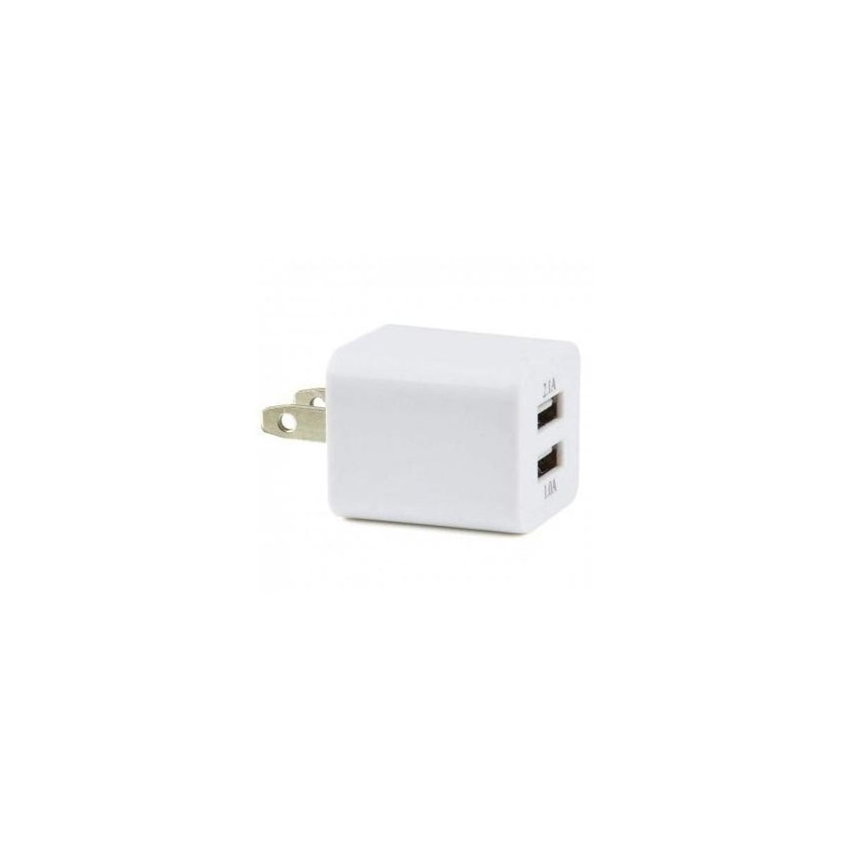 GENERICO - Doble puerto usb21a 10w ac viaje cargador para el iphone ipad blanca