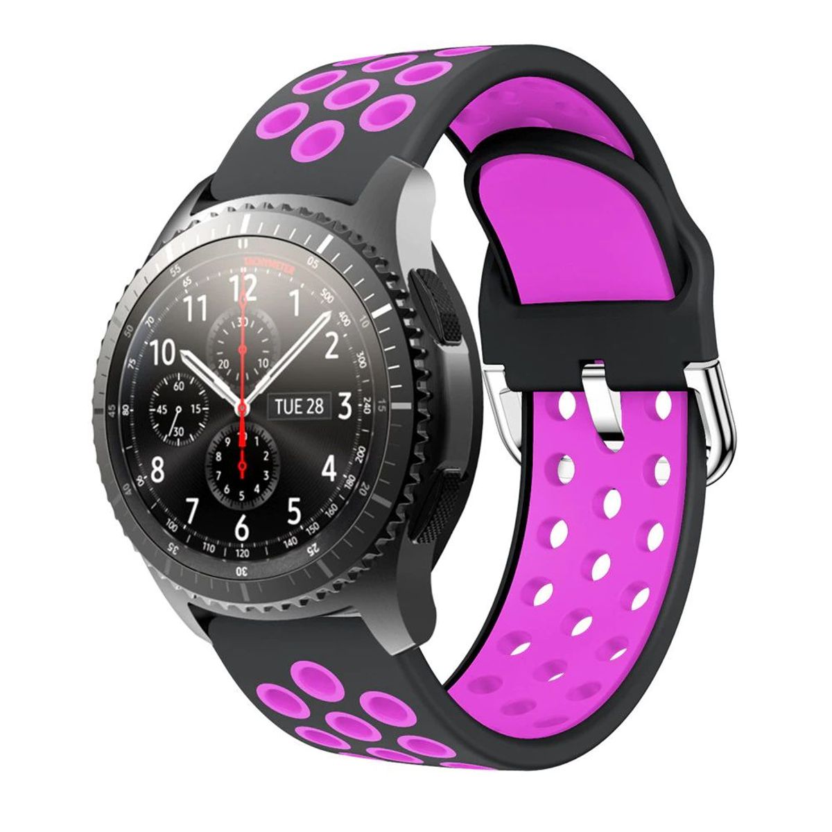 GENERICO - Correa Silicona Deport para SAMSUNG GALAXY WATCH 5 / 5 PRO - NLila