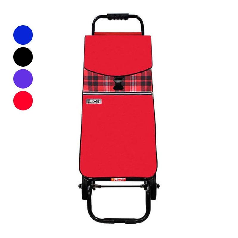 GENERICO - Coche Carrito Grande para Compras  Azul