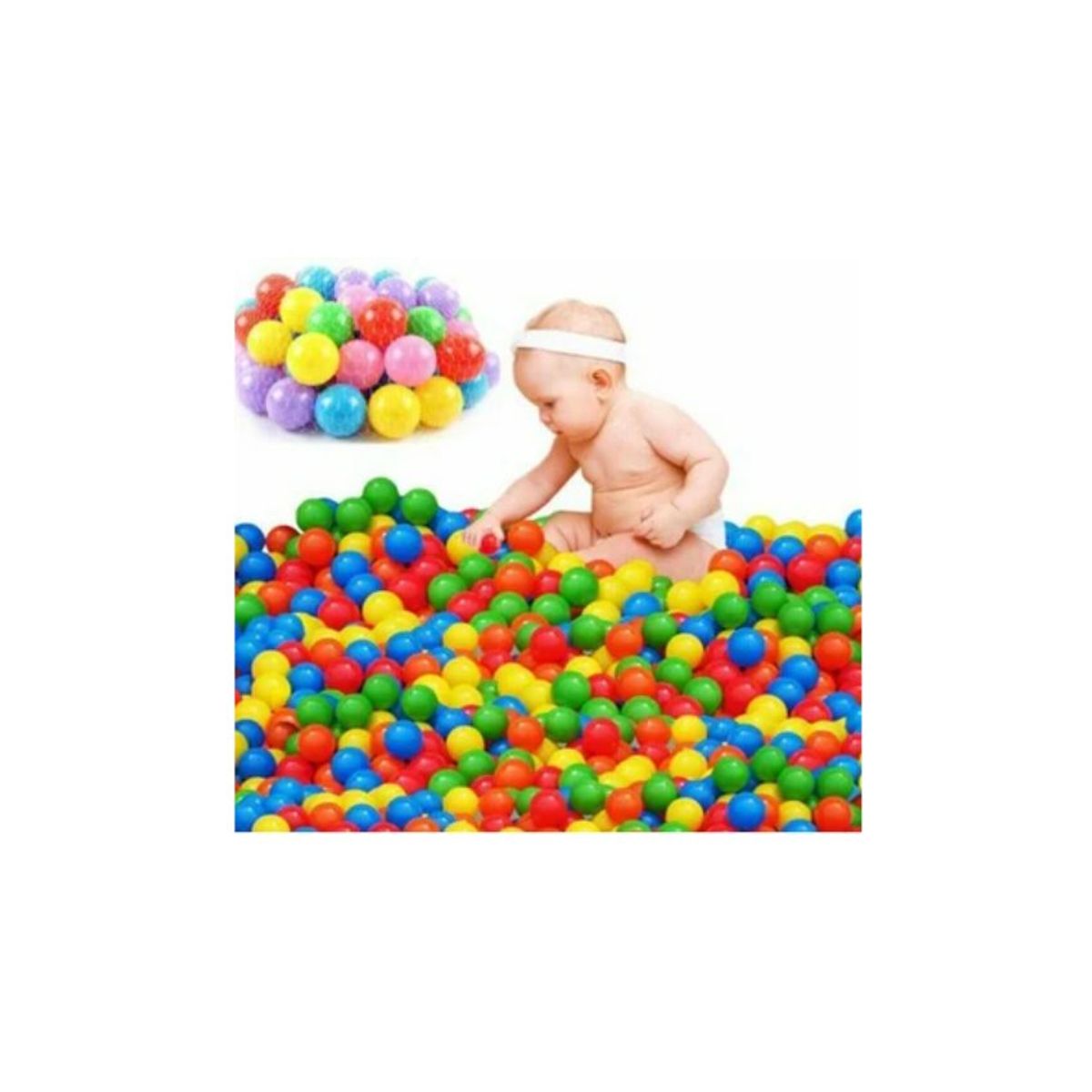 GENERICO - Set de pelotitas didacticos para estimulación para bebes niños