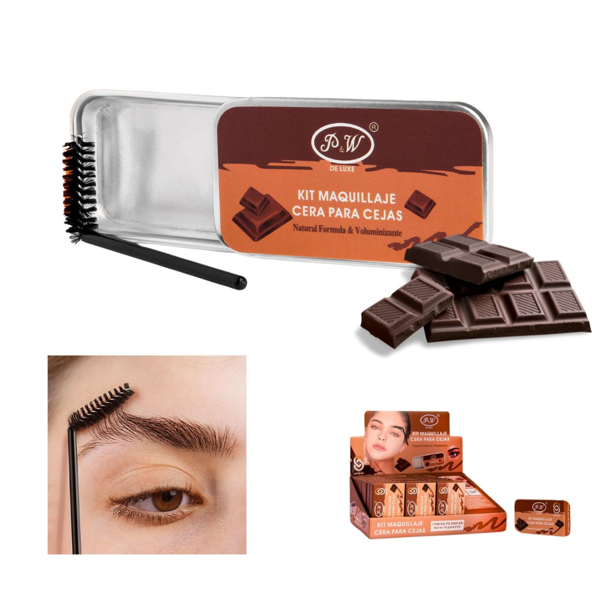 GENERICO - Cera para Cejas con Spuler Chocolate