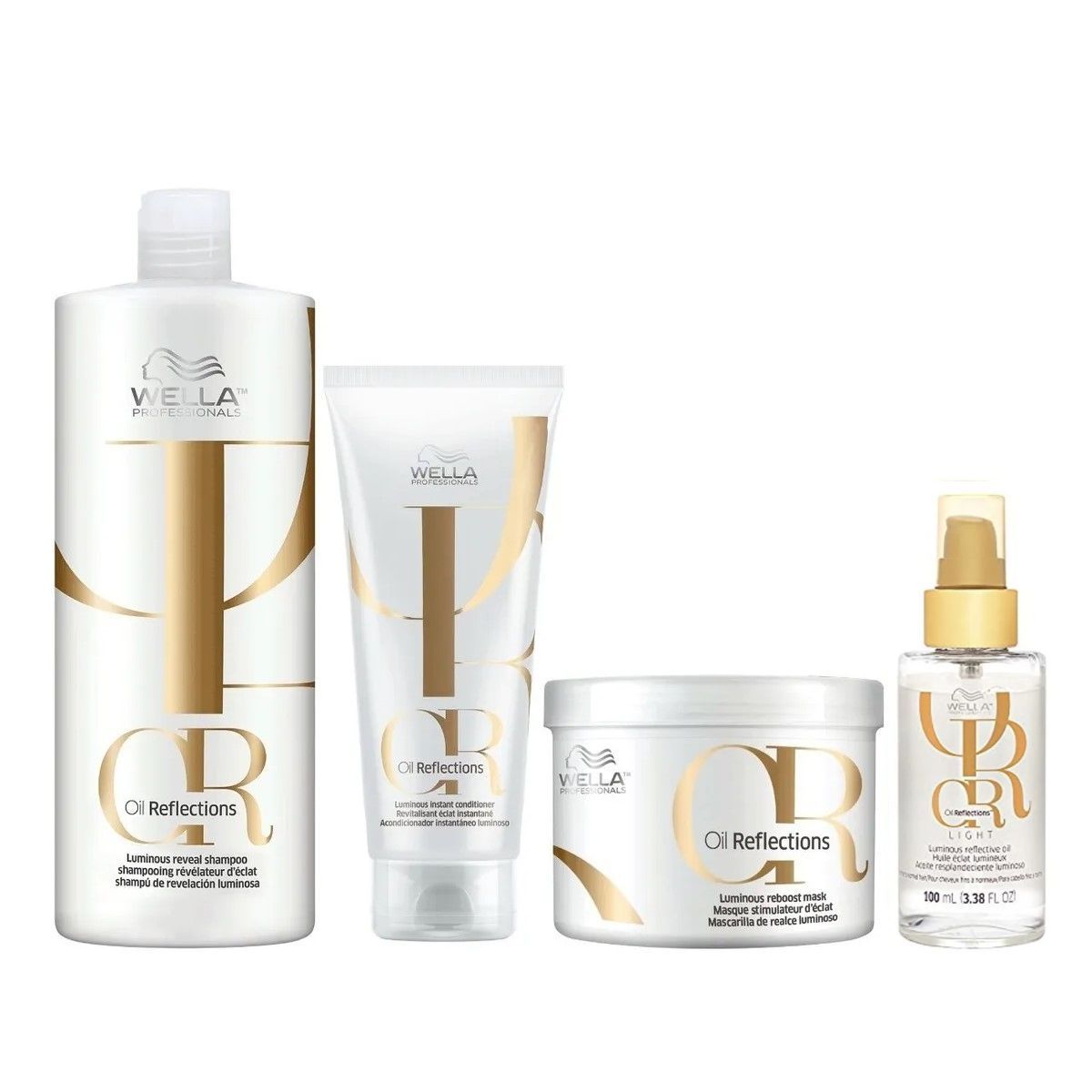 WELLA - Tratamiento Para Brillo Cabello Oil Reflections Light Wella 1000ml