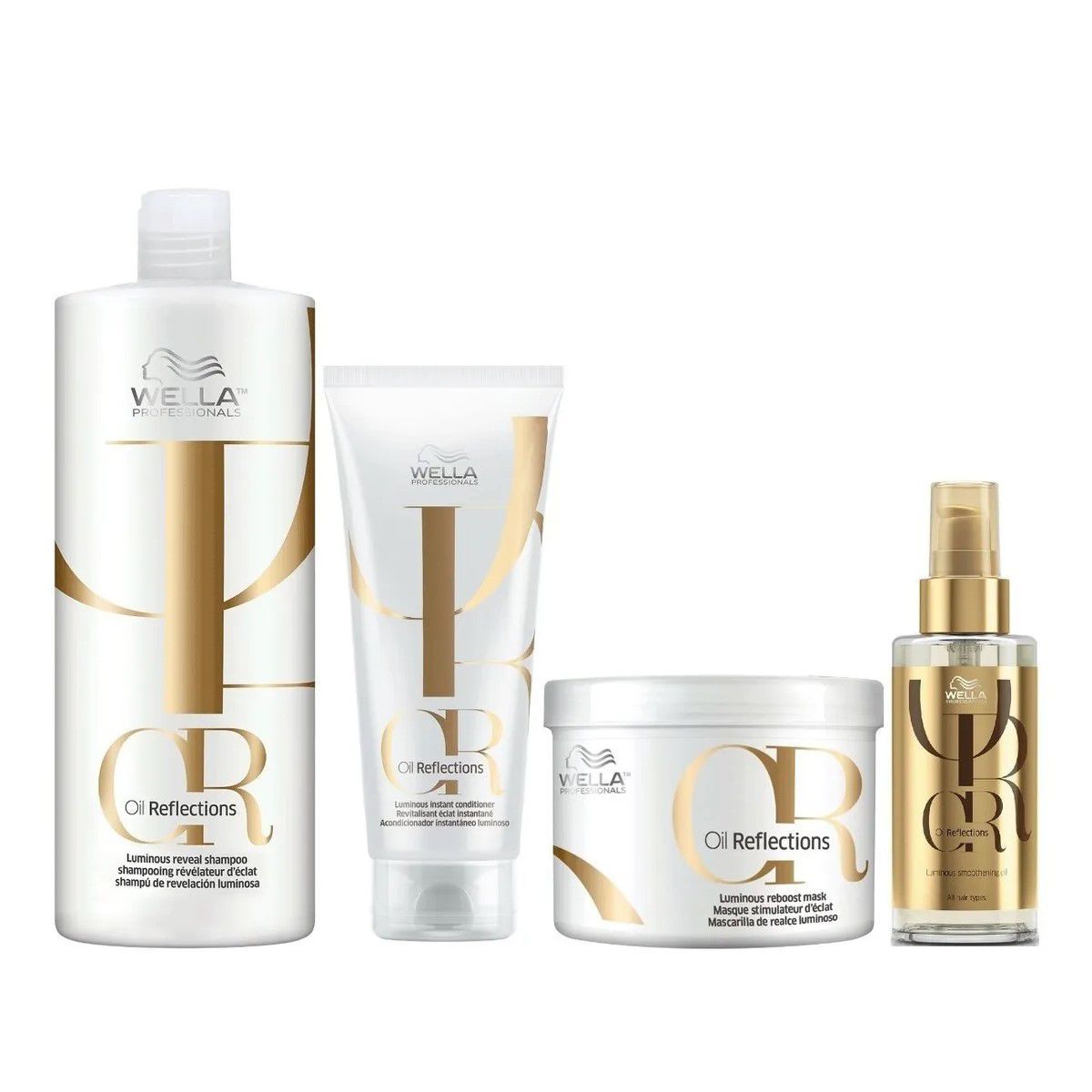 WELLA - Tratamiento Para Brillo Cabello Oil Reflections Wella 1000ml