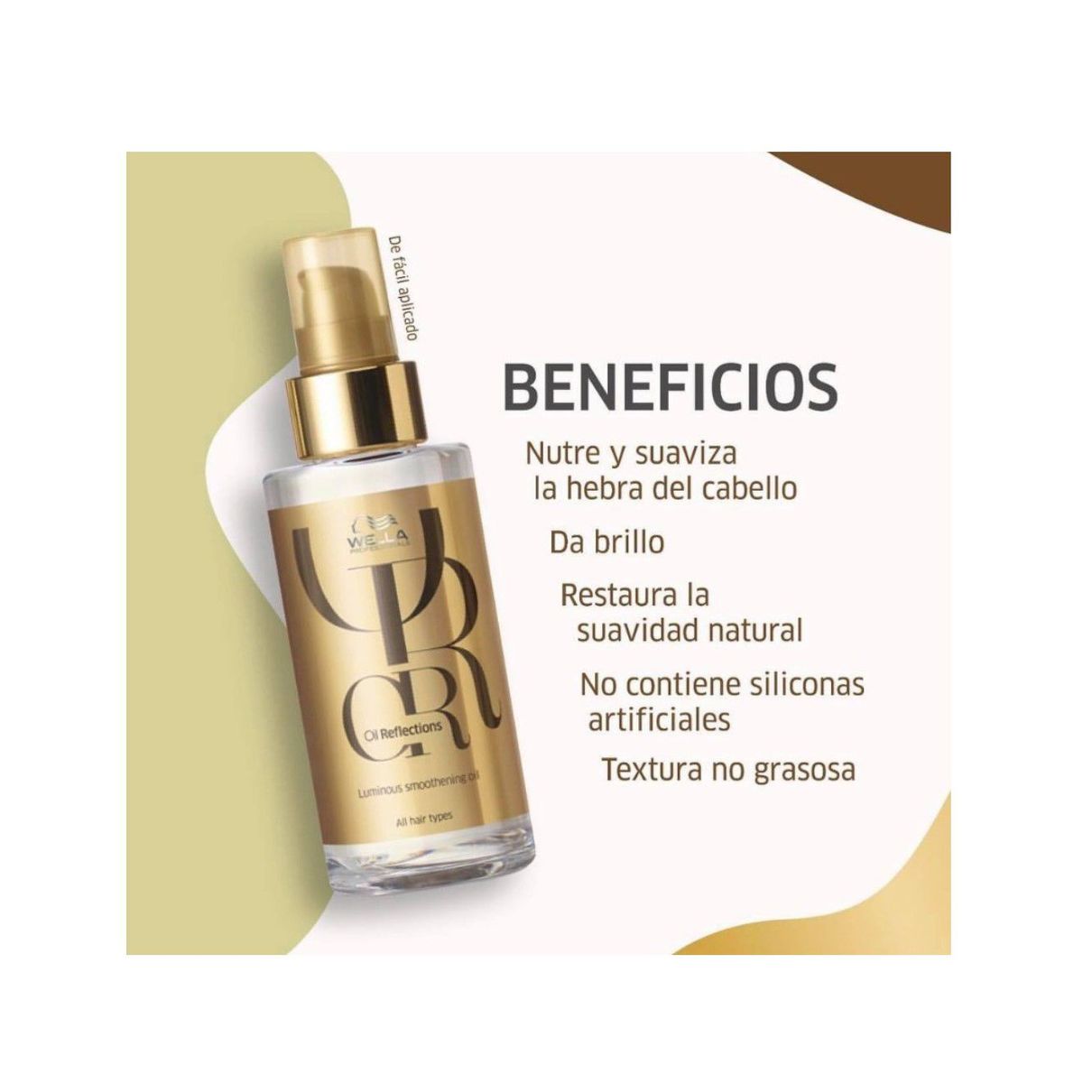 WELLA - Tratamiento Para Brillo Cabello Oil Reflections Wella 1000ml