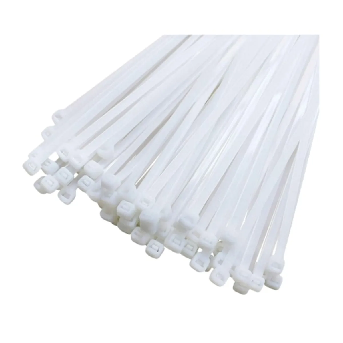 GENERICO - Precinto de Seguridad Pillko 100mm x 2.5mm  -  Blanco