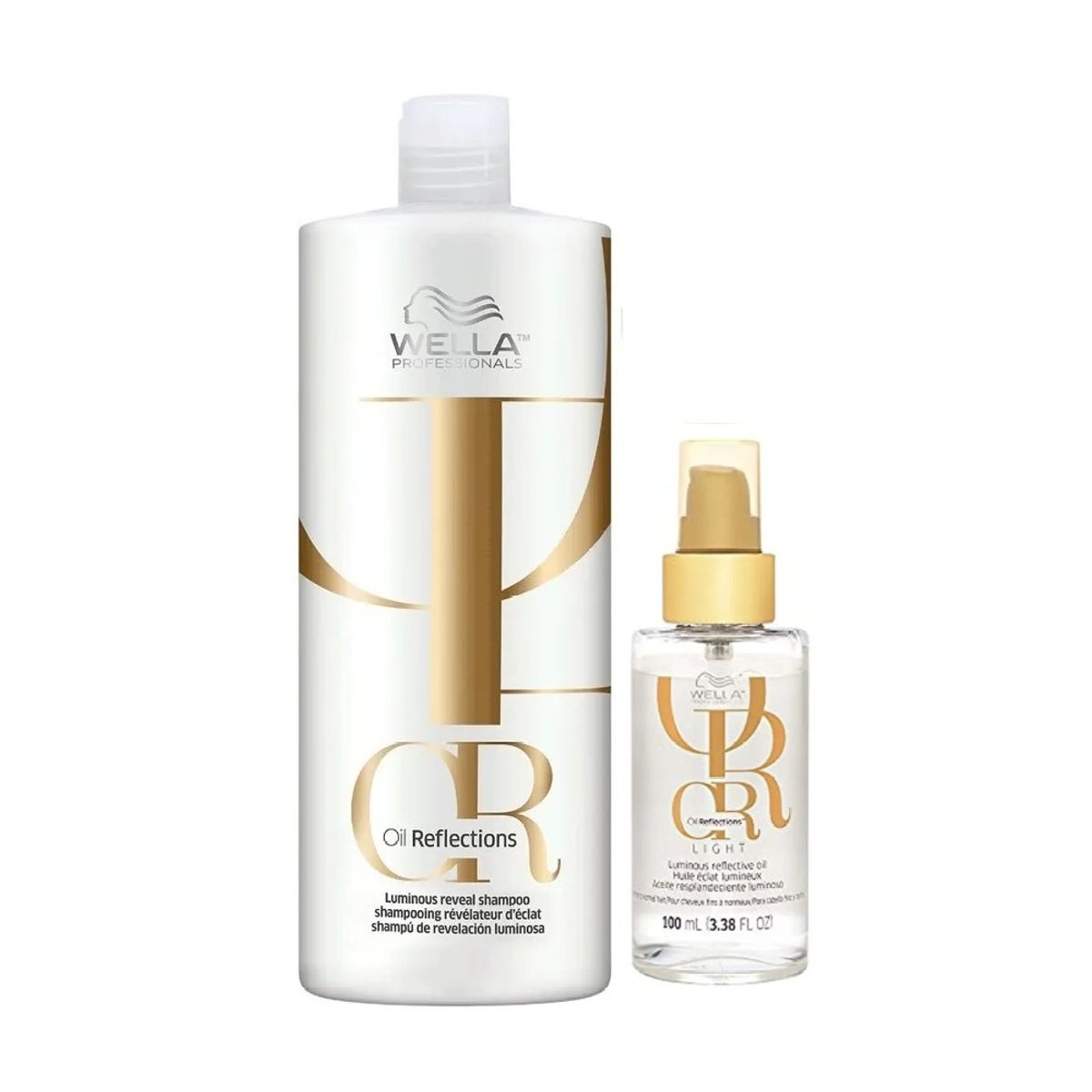 WELLA - Shampoo 1000ml  Aceite Realza el Brillo Oil Reflections Light Wella