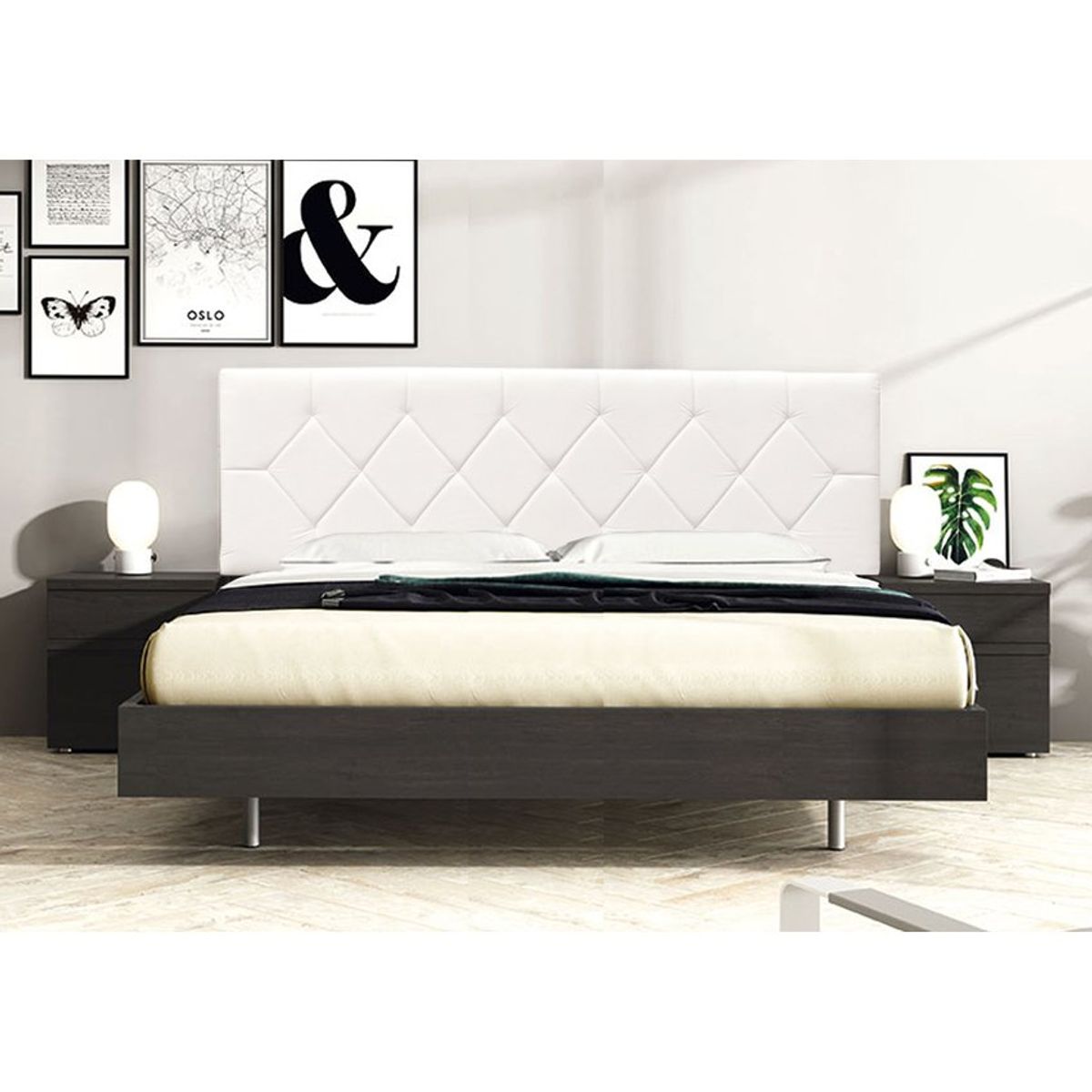 VILLA HOGAR - Cabecera king rombo large - Villa Hogar