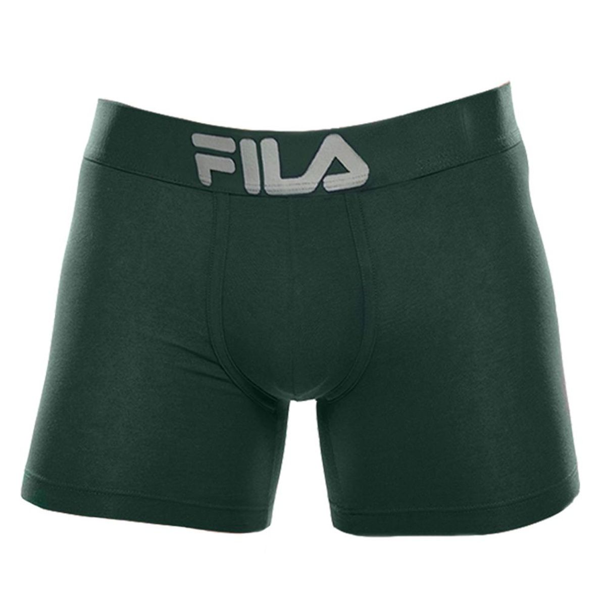 FILA - Pack x3 Bóxer Fila Pretina Ancha Verde Oscuro