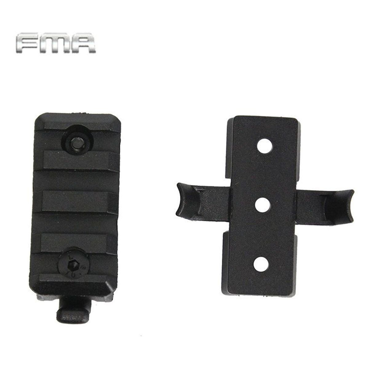 GENERICO - Adaptador de 20 mm para rail casco fast helmet