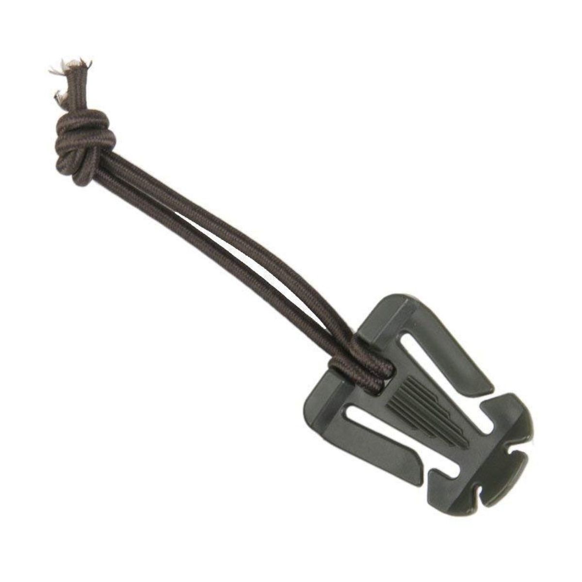 GENERICO - Clip hebilla cuerda elástica molle  negro