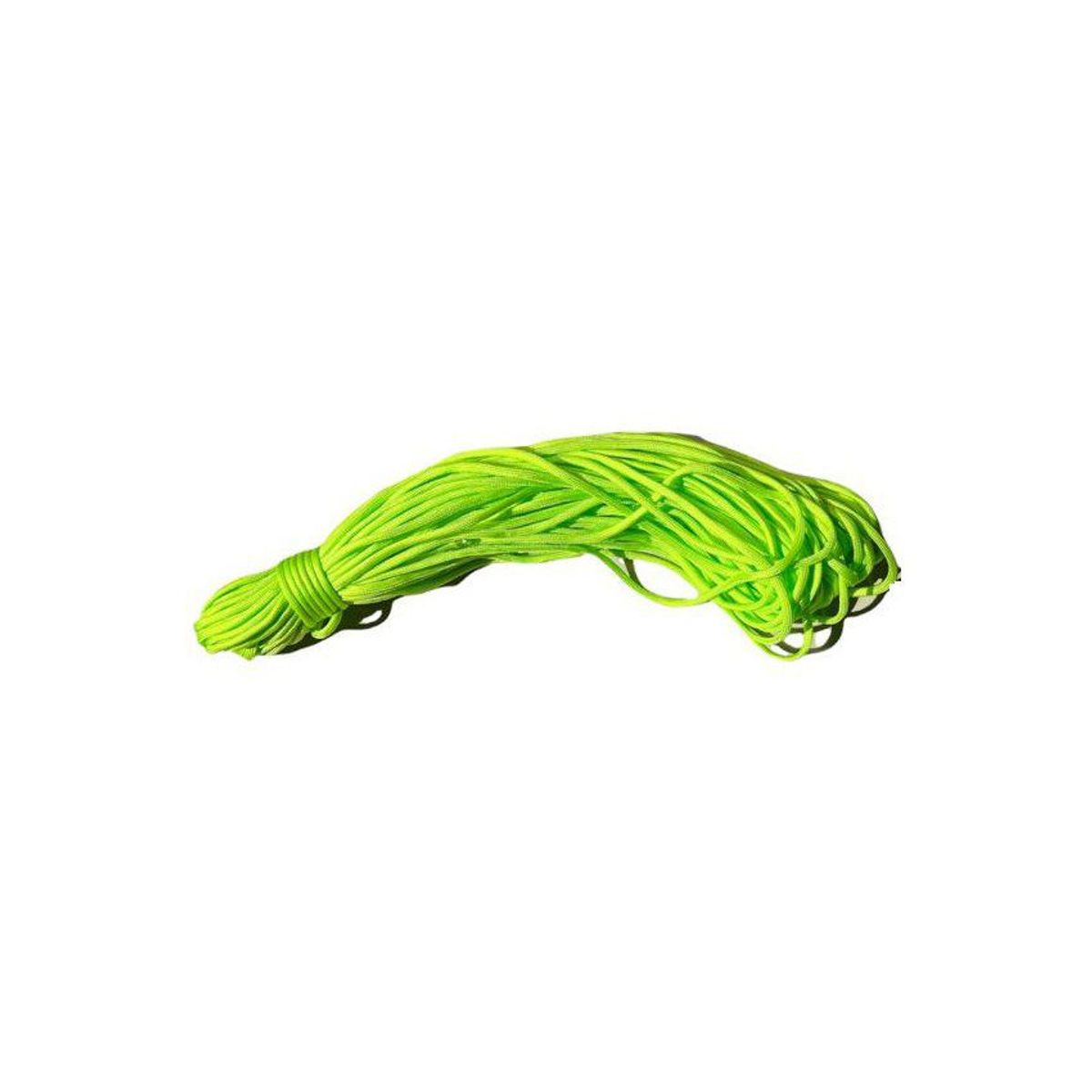 GENERICO - Cuerda de supervivencia paracord rollo 30m amarillo limon