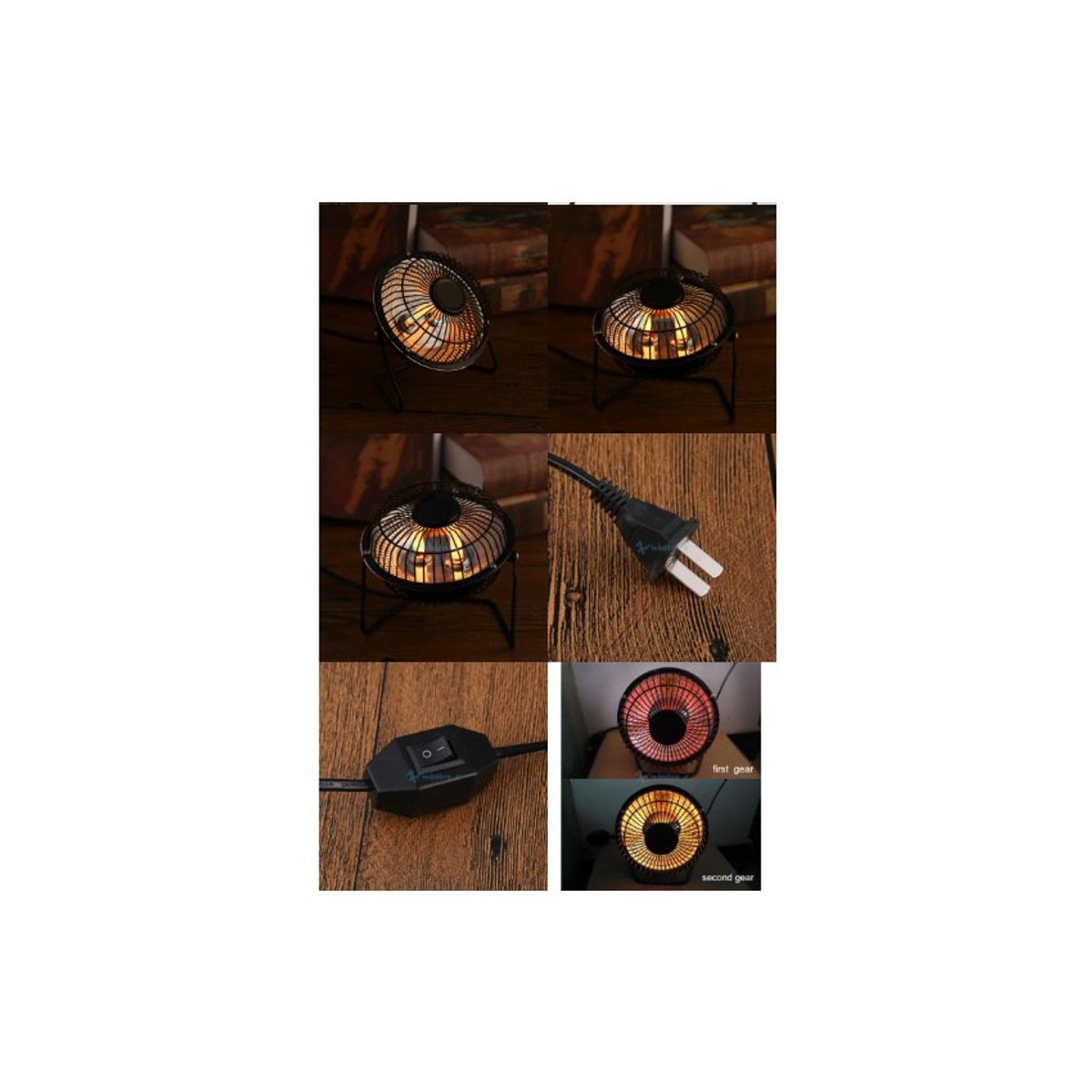 GENERICO - Calefactor eléctrico  portatil para pies y manos