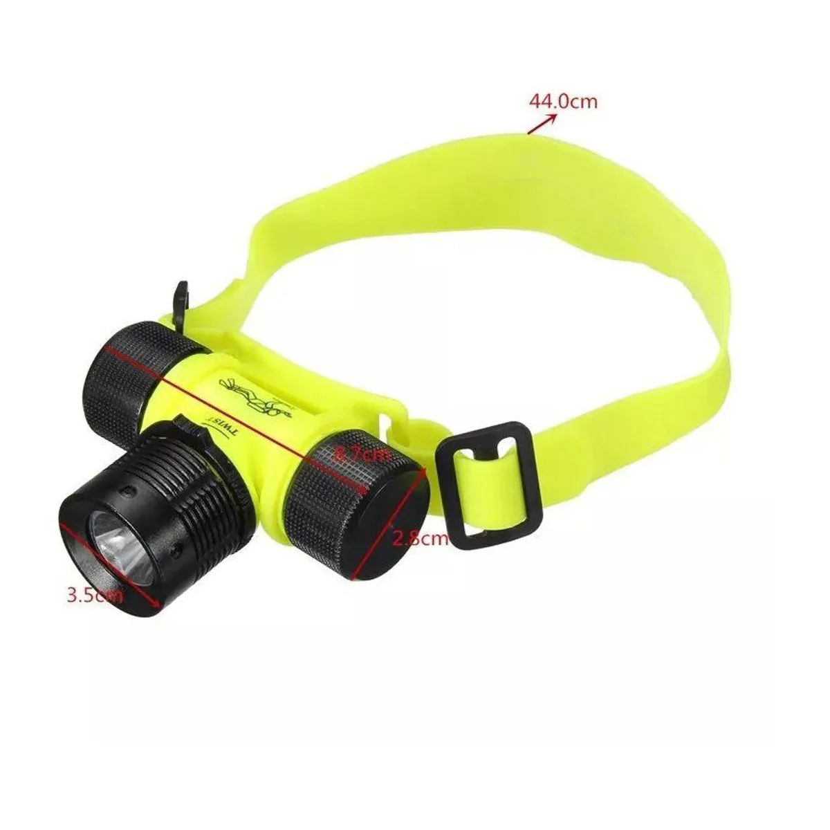 GENERICO - Linterna acuática  frontal led para buceo recargable