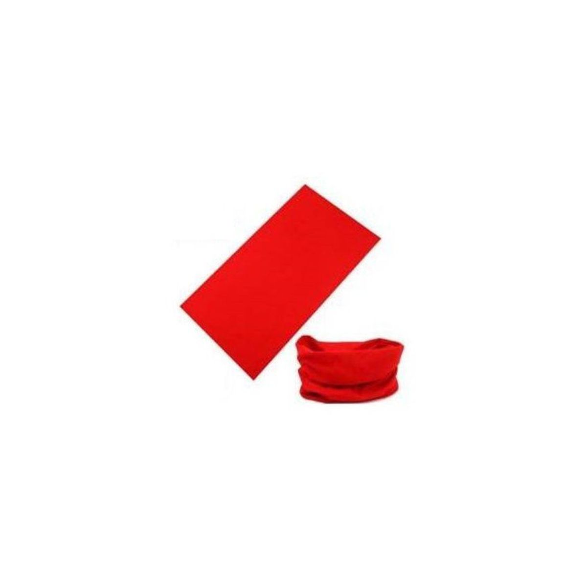 GENERICO - Mascara  bandana cortaviento para bombero rescate rojo