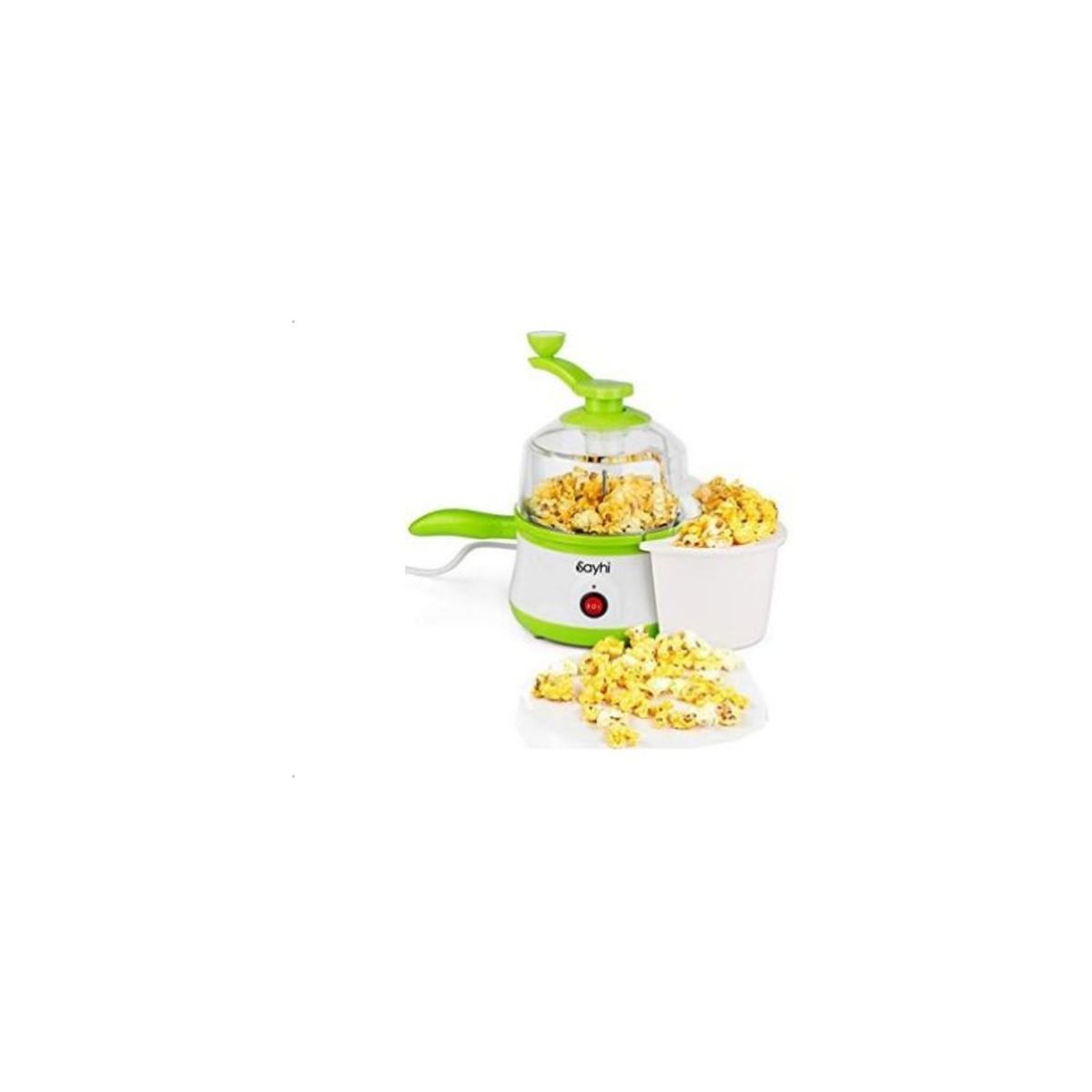 GENERICO - Hervidor de huevos freidor y canchita popcorn modelo -verde