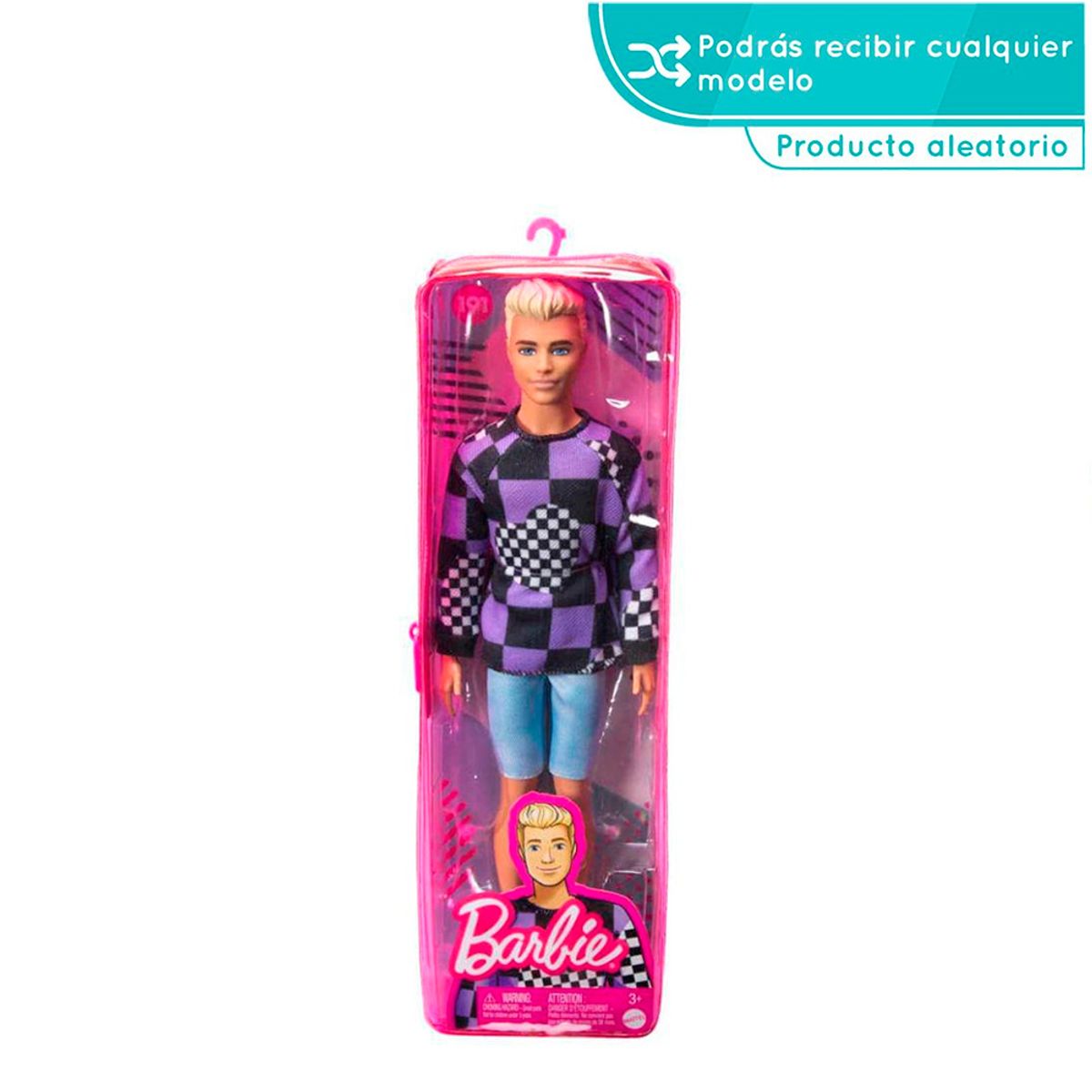 BARBIE - Barbie-Muñeco Ken Fashionista