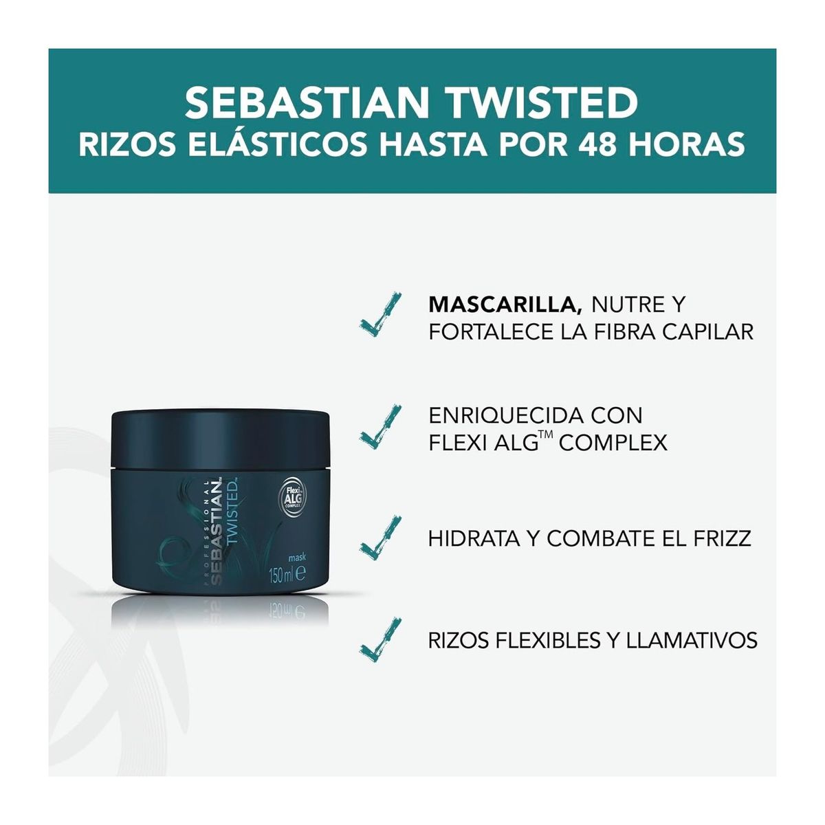 SEBASTIAN - Mascarilla para Rizos Sebastian Twisted 500ml