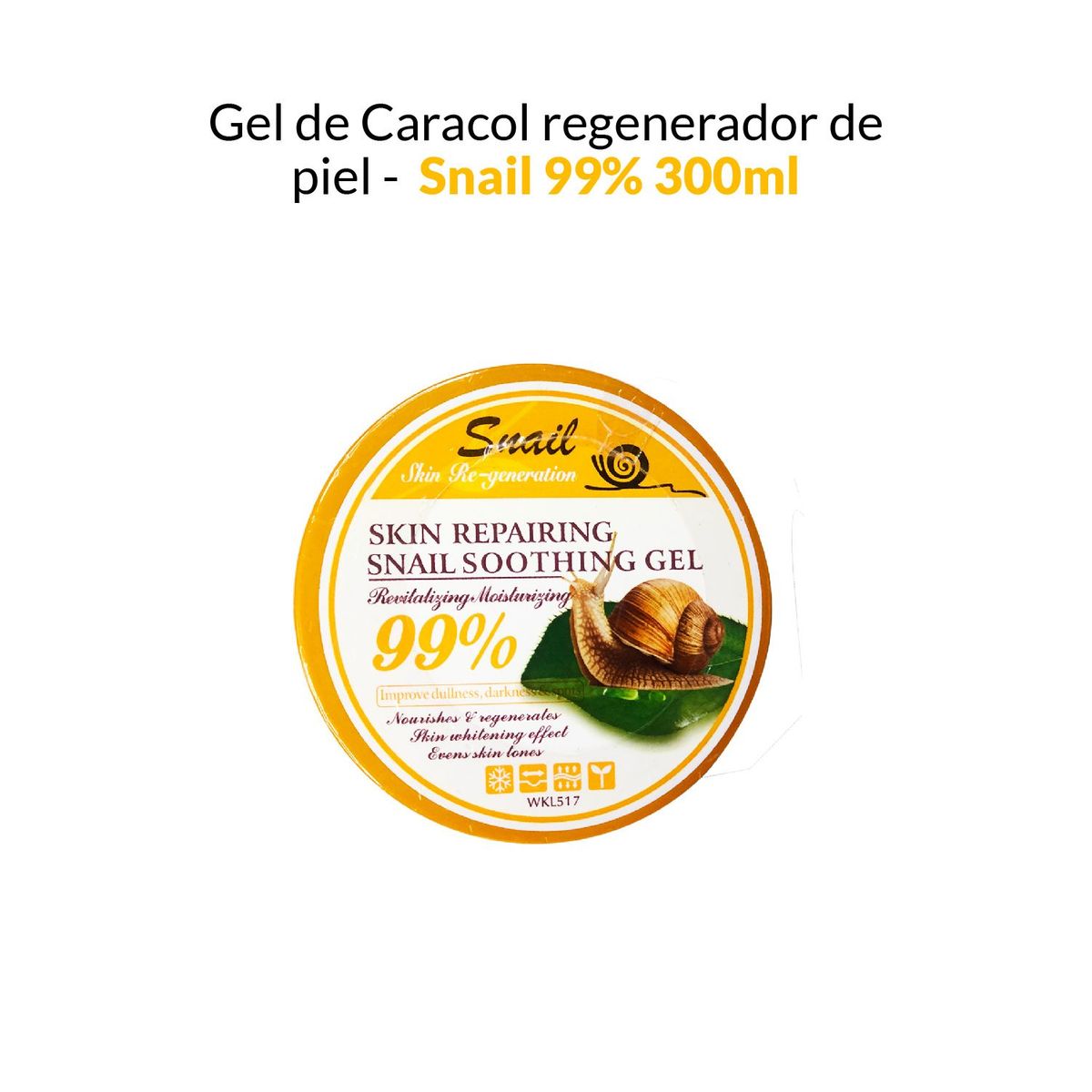 WOKALI - Gel de Caracol regenerador de piel - Snail 99 300ml