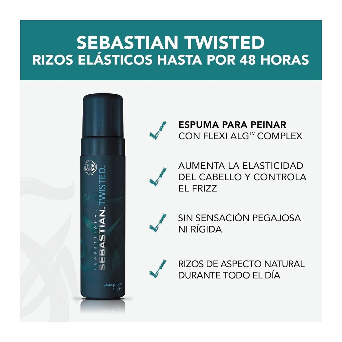 SEBASTIAN - Mousse para Rizos Curl Lifter Foam Sebastian Twisted 200ml