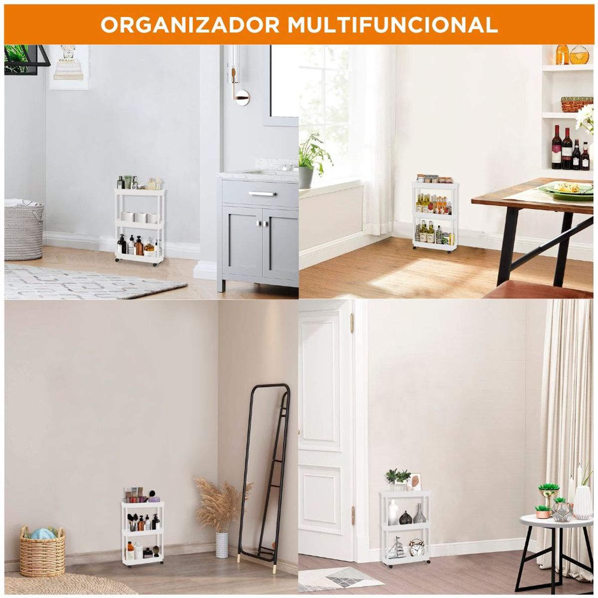 MINARI - Estante Organizador de Maquillaje Cosméticos Ahorra Espacio B 363N