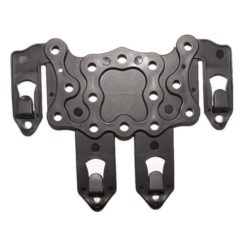 GENERICO - Clip adaptador molle para funda  negro
