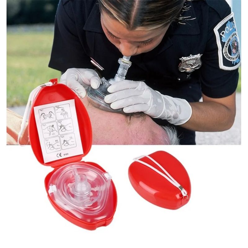 GENERICO - Mascara  RCP POCKET MASK primeros auxilios emergencia terremoto