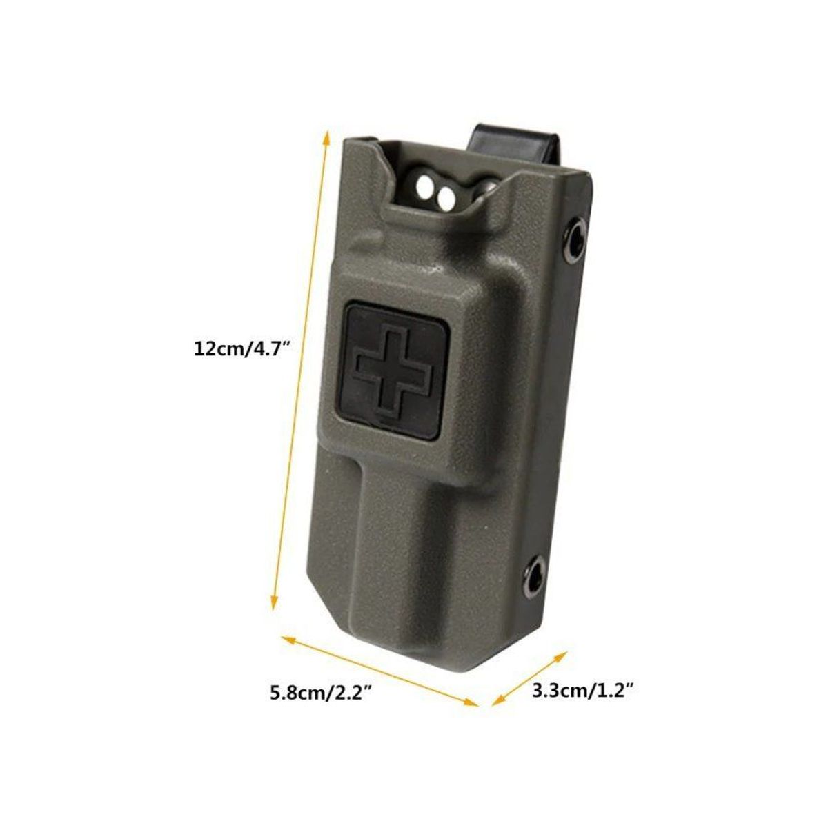 GENERICO - Estuche porta torniquete  de polímero verde