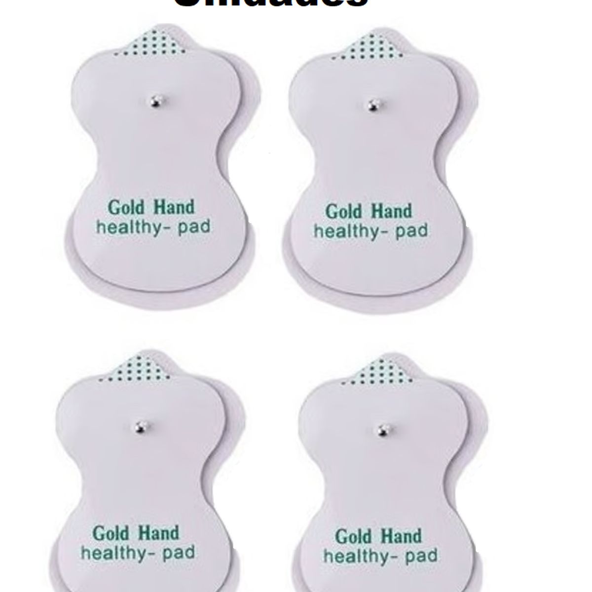 GENERICO - 4 electrodos parches para electroestimulador tens