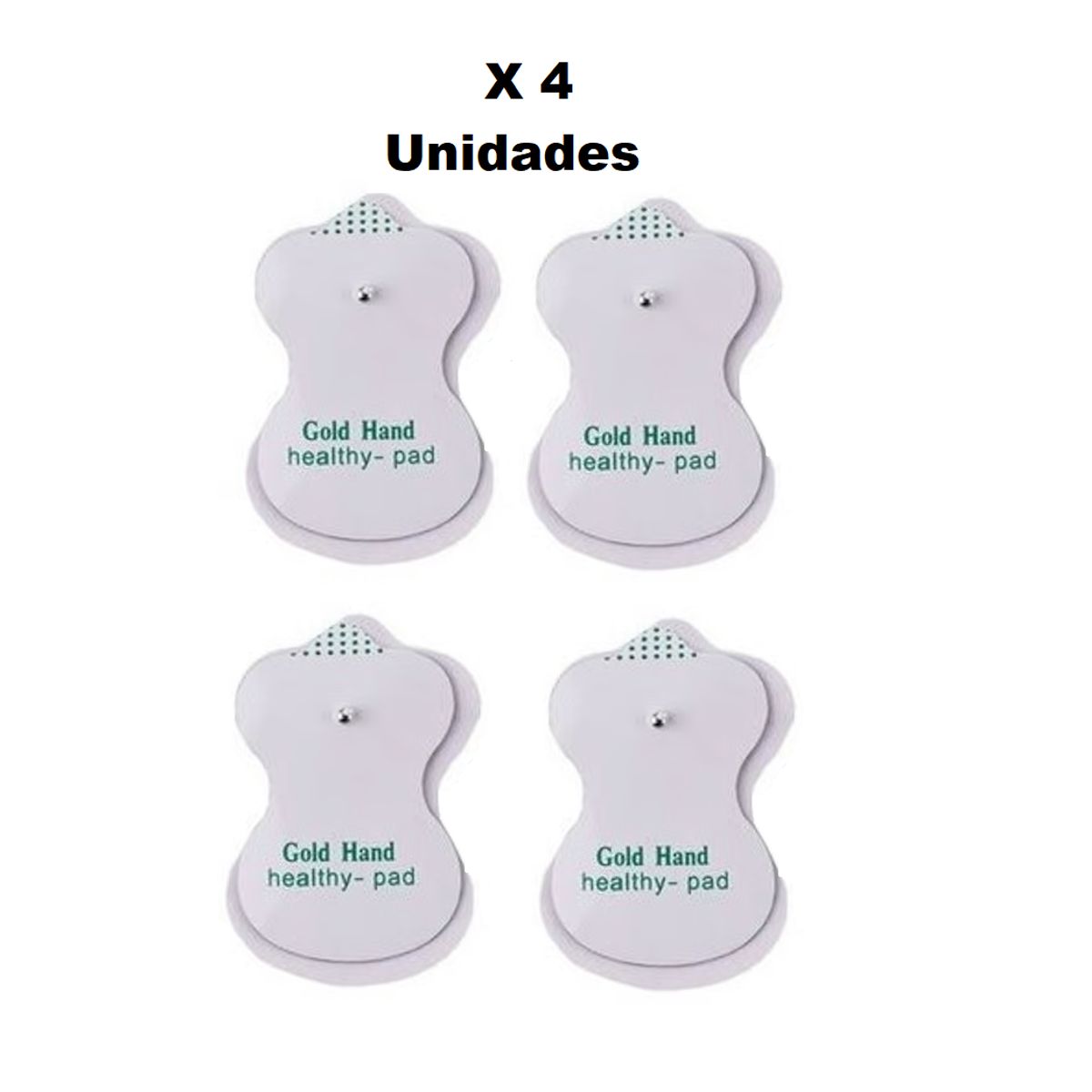 GENERICO - 4 electrodos parches para electroestimulador tens