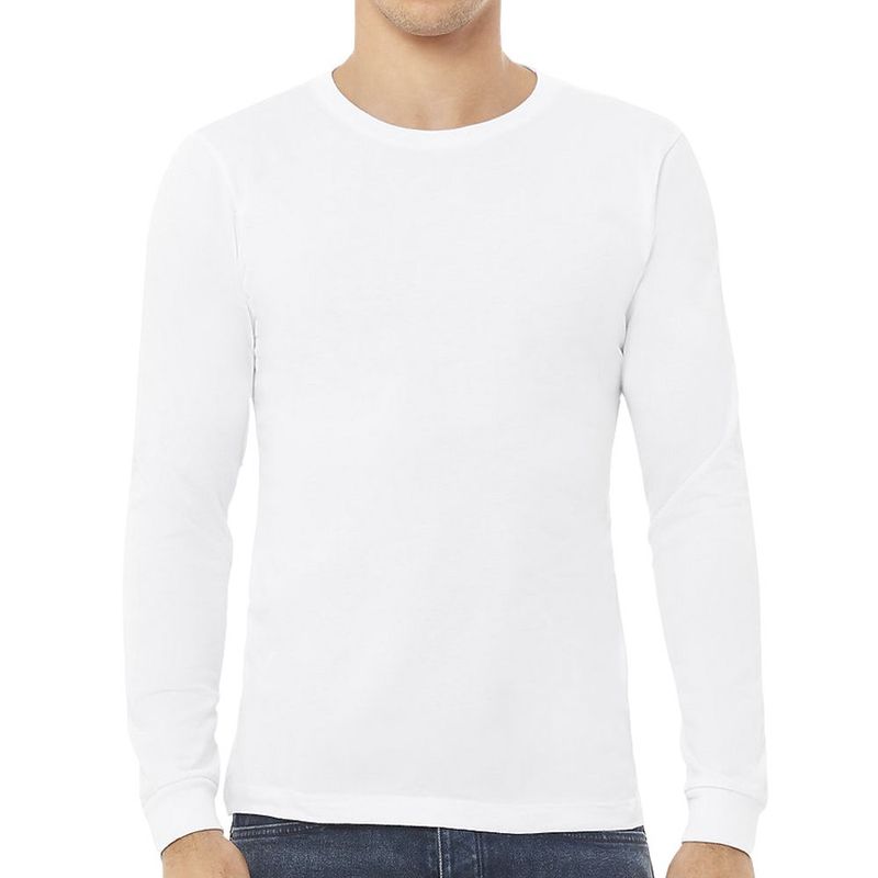 BOSTON - Polo Boston Manga Larga Cuello Redondo - Blanco..