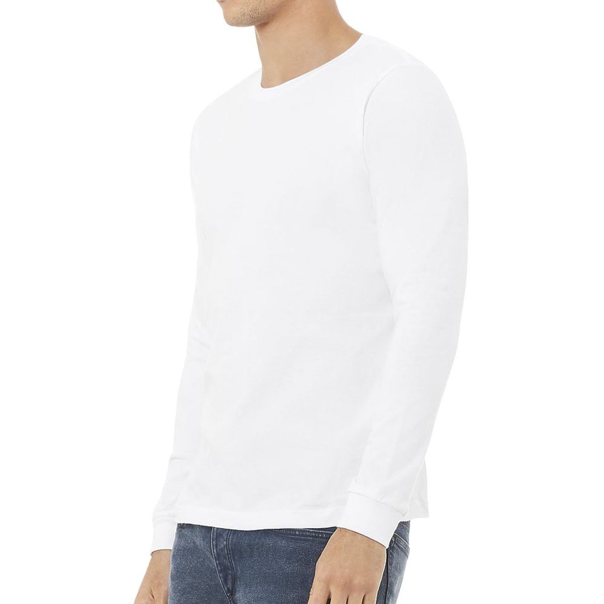 BOSTON - Polo Boston Manga Larga Cuello Redondo - Blanco..