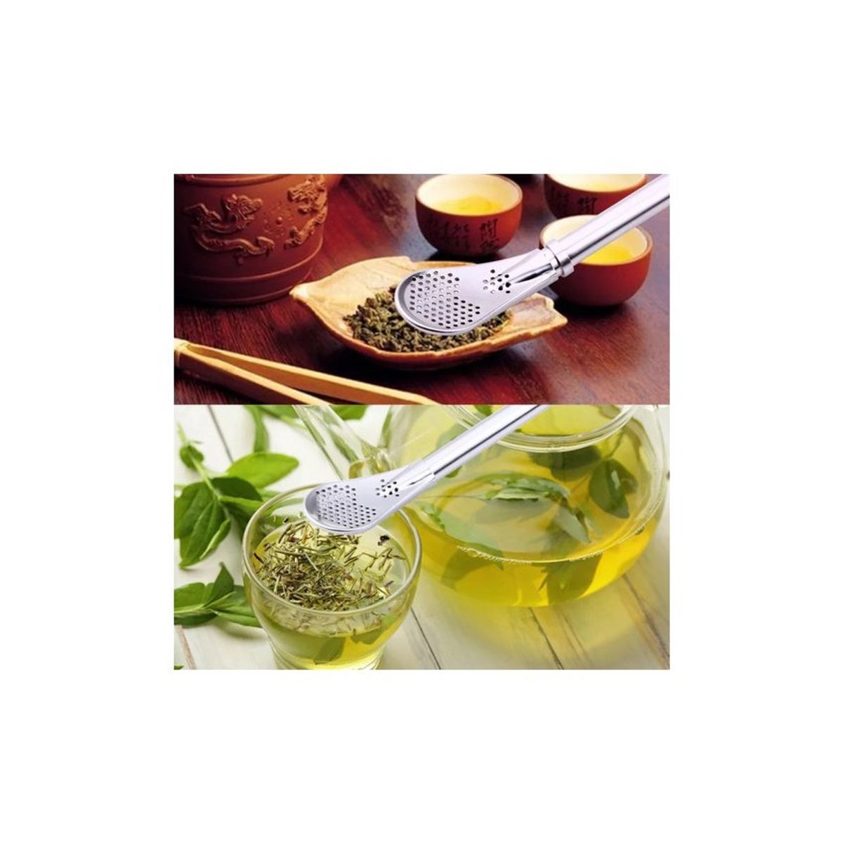 GENERICO - Cuchara sorbete de mate de te