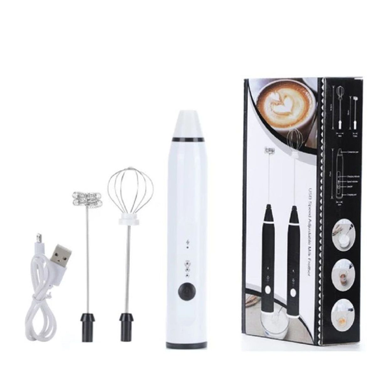 OTTOWARE - Mini Batidora Eléctrica Recargable