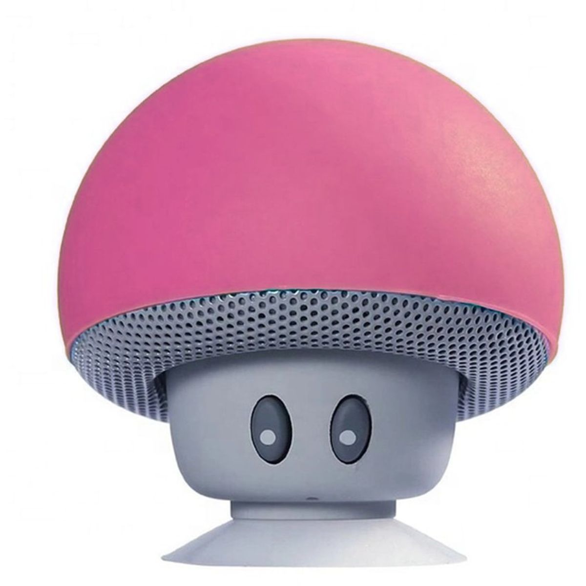 GENERICO - Parlante bluetooth honguito con ventosa sonido stereo