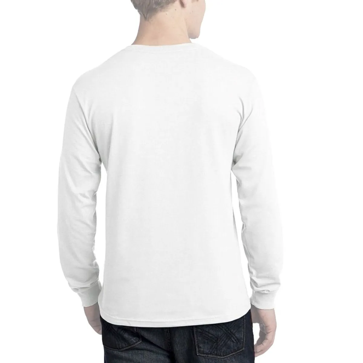 BOSTON - Polo Boston Manga Larga Cuello U - Blanco