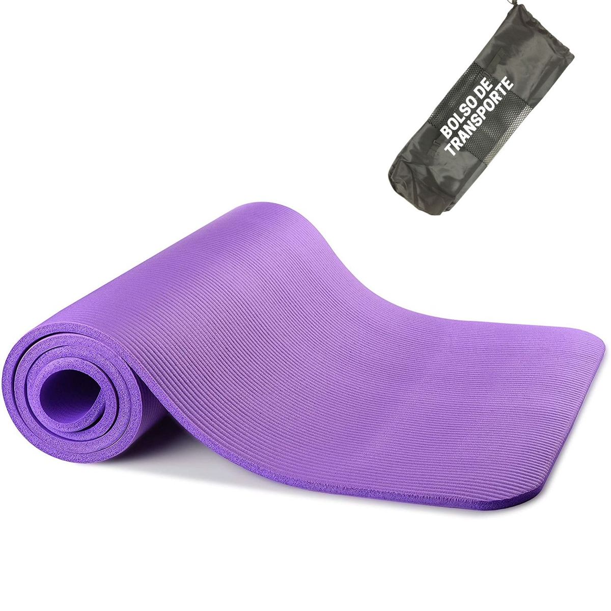 XTREME SPORT - Mat colchoneta yoga extra grueso 15mm  bolsa