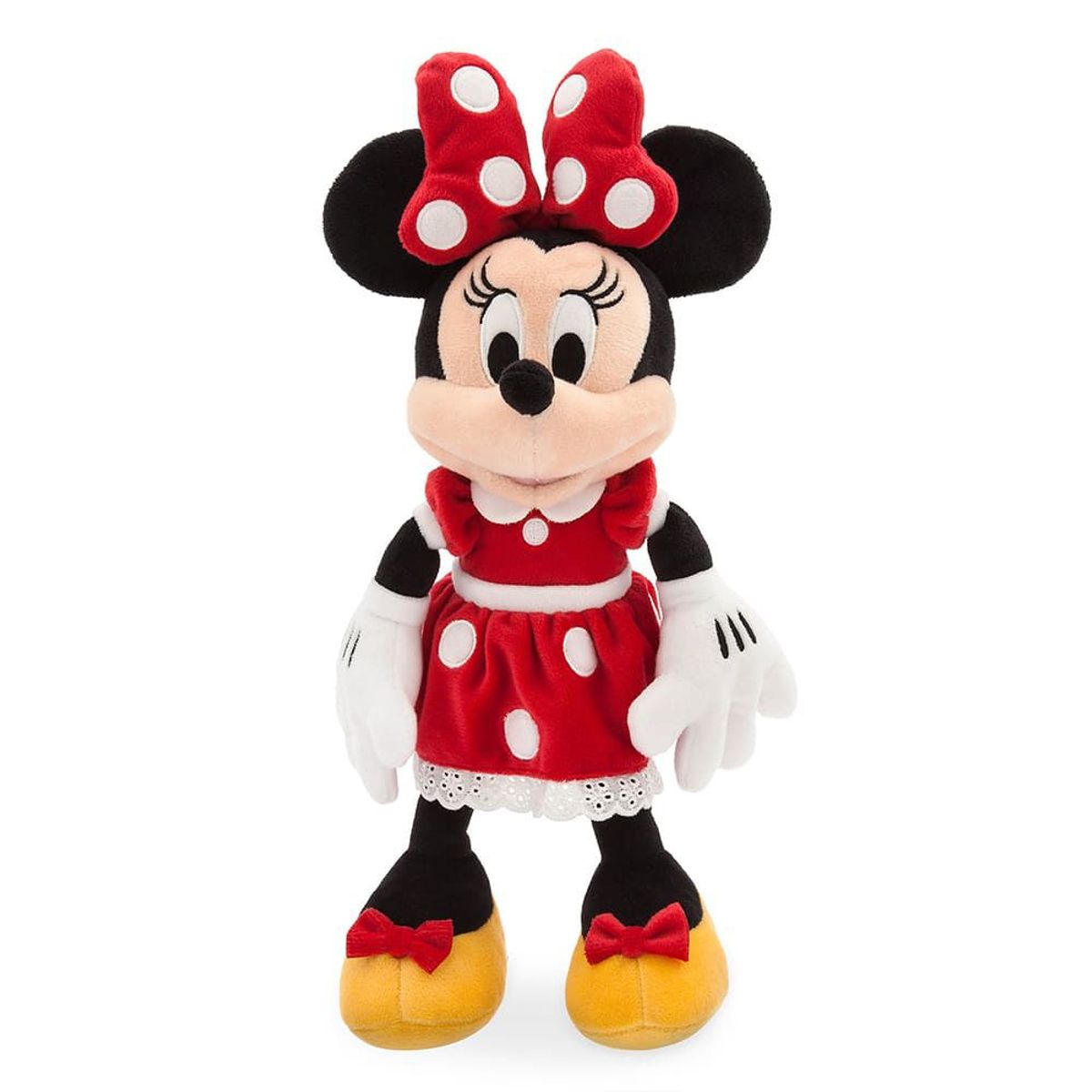 DISNEY - Peluche Minnie Mouse Roja Disney Store Mediana